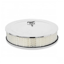 Load image into Gallery viewer, Demon Air Cleaner 14 Inch Chrome Demon Branded 14 Inch Chrome Air Filter With Paper Filter Element (786004)