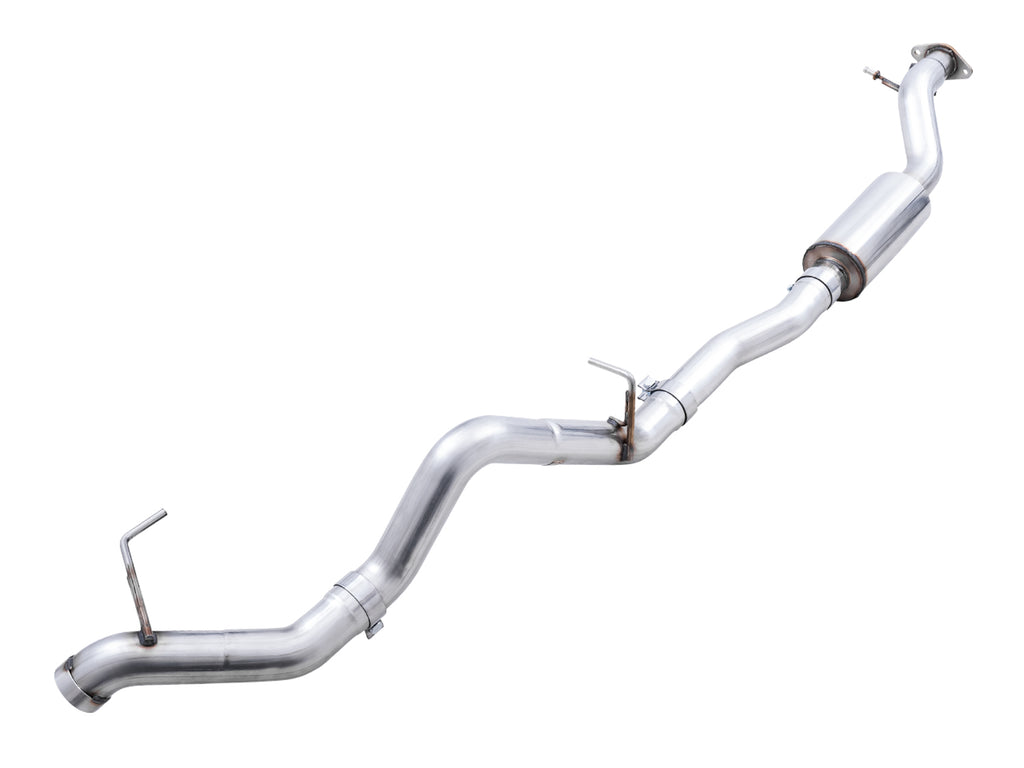 AWE Tuning 2021+ Ford Bronco 0FG Exhaust (No Tips) w/ Bash Guard (3015-21000)