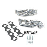 BBK 97-03 Ford F Series Truck 4.6 Shorty Tuned Length Exhaust Headers - 1-5/8 Silver Ceramic (35150)