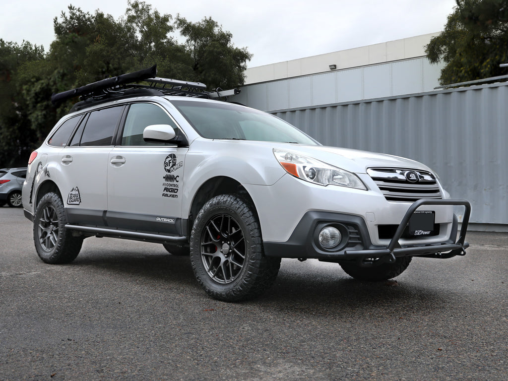 aFe Power 10-14 Subaru Outback H4 2.5L / H6 3.6L Terra Guard Bumper Front - Black (79-27007)