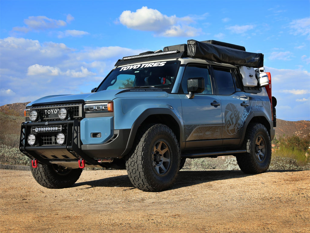 aFe Power 2024+ Toyota Land Cruiser (J250) L4 2.4L Terra Guard Bull Bar w/ RIGID Lights (79-27021L)