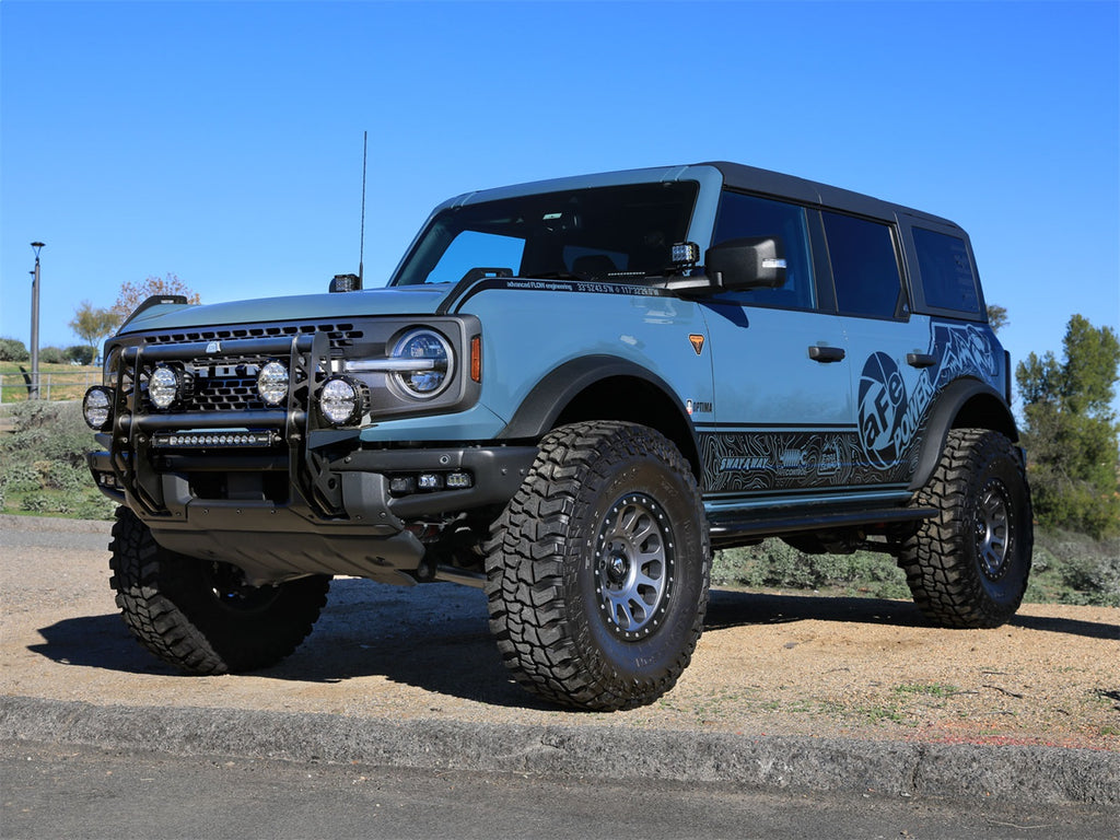 aFe Power 21-25 Ford Bronco Terra Guard Bull Bar w/ RIGID Lights (79-27023L)