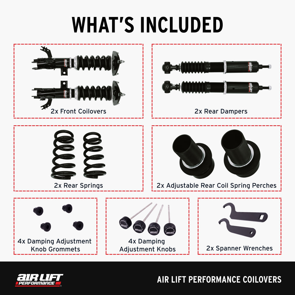 Air Lift Performance 18-24 Toyota Camry 2.5L (XV70 Platform) Coilover Kit (79019)