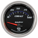 AutoMeter Cobalt 66.7mm 0-100 PSI Oil Pressure Gauge (7927)