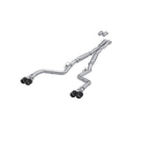 MBRP Exhaust 3in. Cat Back Dual Rear Quad Tips (S71133CF)