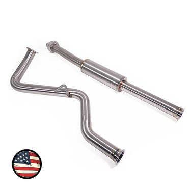Nameless Performance Midpipe - 2010-2019 Subaru Outback 2.5i / Legacy 2.5i (SUMP15LEG2.5-RES)