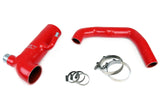 HPS Red Reinforced Silicone Post MAF Air Intake Hose + Sound Tube 2pc Kit f (57-1293-RED)