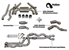 Load image into Gallery viewer, Active AutoWerke F87 M2C Exhaust Bundle, AFlow Downpipe (11-813C)