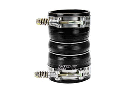 HPS Performance Silicone Hot Side Intercooler Boot Kit with Clamps Black (57-2226-BLK)