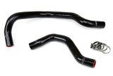 HPS Black Reinforced Silicone Radiator Hose Kit Coolant for Honda 88-91 Civic w/ B16 (57-1016-BLK)