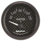 AutoMeter GT Series 52mm Short Sweep Electronic 100-250 Deg F Water Temperature (8037)