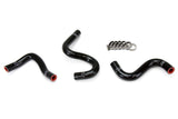 HPS Black Reinforced Silicone Heater Hose Kit for Toyota 83 87 Corolla AE86 (57-1223-BLK)