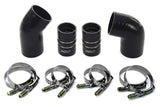 HPS Aramid Reinforced Silicone Intercooler Hose Boots Kit for 04-05 Silverado 2500 HD (57-1574-BLK)