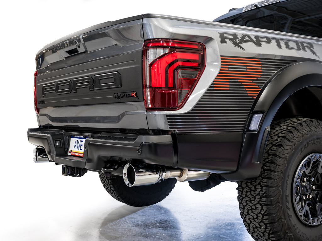 AWE Tuning Gen 3 Raptor R SwitchPath Exhaust  - Chrome Silver Tips (3025-32852)