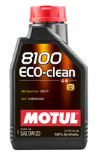 Load image into Gallery viewer, Motul 1L Synthetic Engine Oil 8100 Eco-Clean 0W20 (108813)