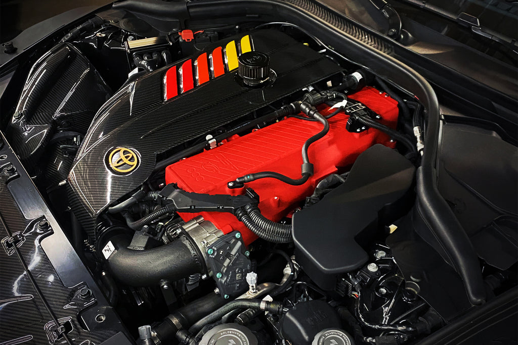 CSF Cooling - Racing & High Performance Division A90 Supra / BMW B58 Charge-Air Cooler Manifold - Custom Finish (8200C)