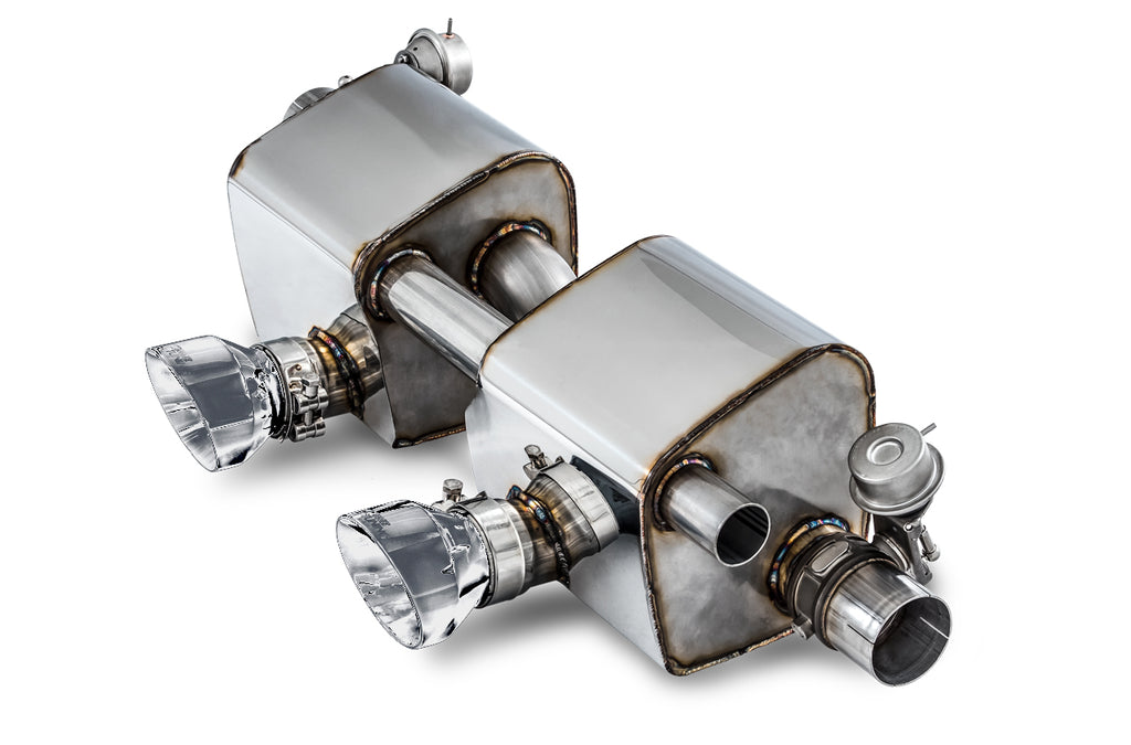 AWE Tuning Porsche 911 (991.2) Carrera / S SwitchPath Exhaust for PSE Cars - Chrome Silver Tips (3025-32018)