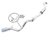 AWE Tuning 2021+ Ford Bronco 0FG Single Rear Exit Exhaust w/Chrome Silver Tip & Bash Guard (3015-22789)