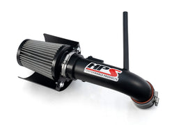HPS Performance Air Intake Kit With Heat Shield Black (827-784WB)
