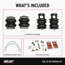 Load image into Gallery viewer, Air Lift Performance 02-06 Infiniti G35 Sedan / 03-08 Nissan 350z Coil to Air Upgrade Kit (83013)