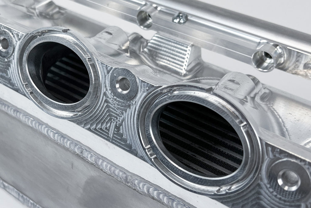 CSF Cooling - Racing & High Performance Division BMW Gen 2 B58 Race X Charge Air Cooler Manifold - Custom Finish (8400C)