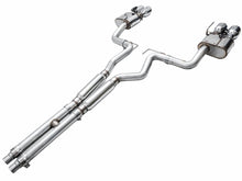 Load image into Gallery viewer, AWE Tuning AWE SwitchPathâ„¢ Exhaust for S650 Mustang GT Coupe - Quad Chrome Silver Tips - 3025-42650