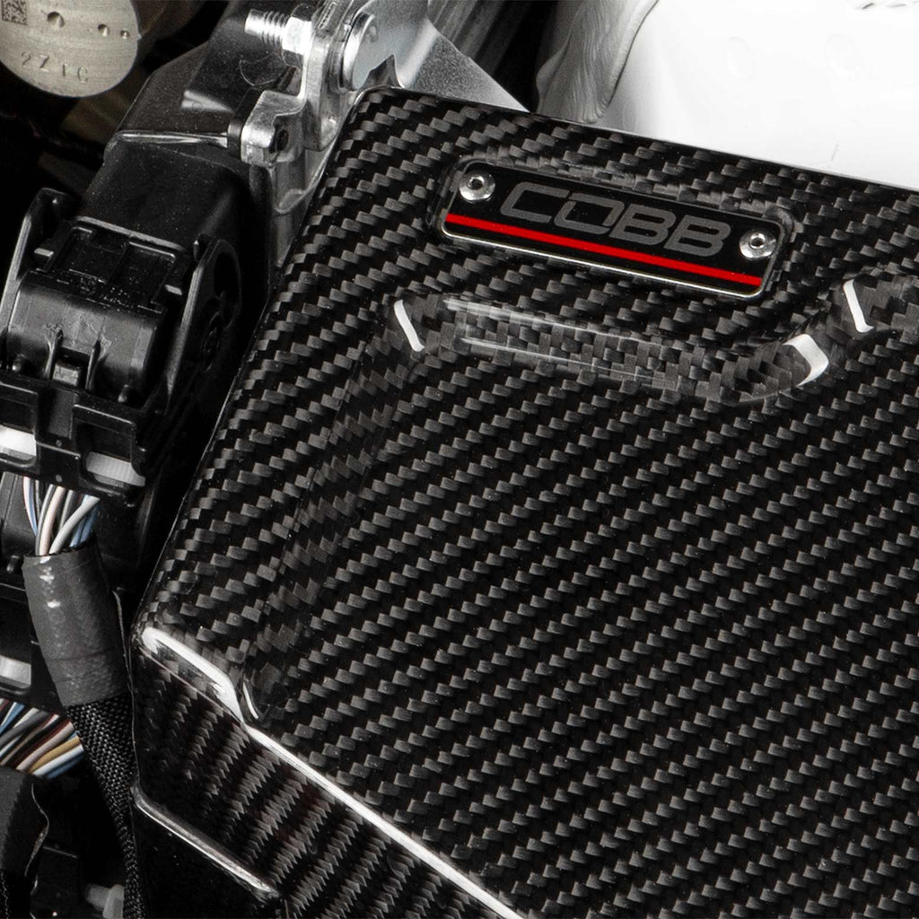 COBB Subaru Redline Gloss Carbon Fiber Fuse Cover (Driver Side) WRX 2022-2025 (846665-Driver)