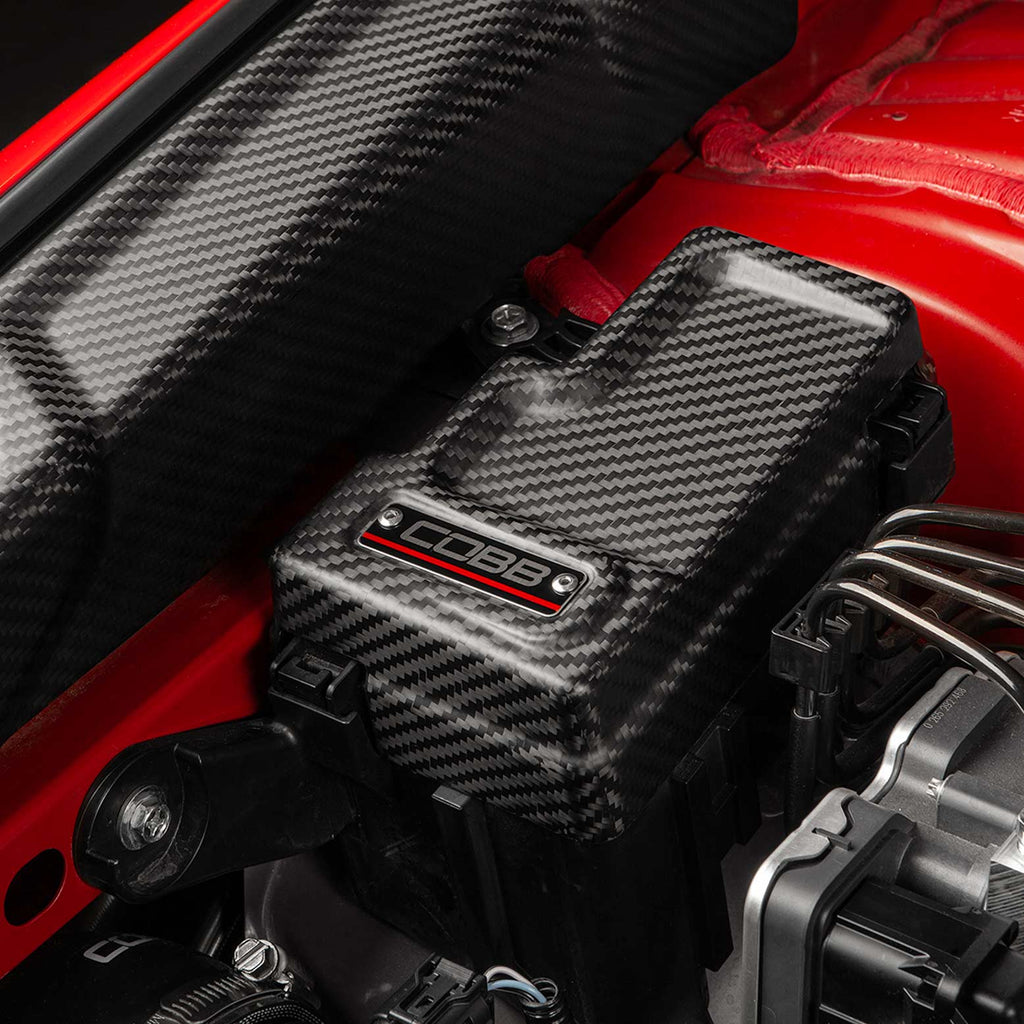COBB Subaru Redline Matte Carbon Fiber Fuse Cover (Passenger Side) WRX 2022-2025 (846665-Pass-RMC)