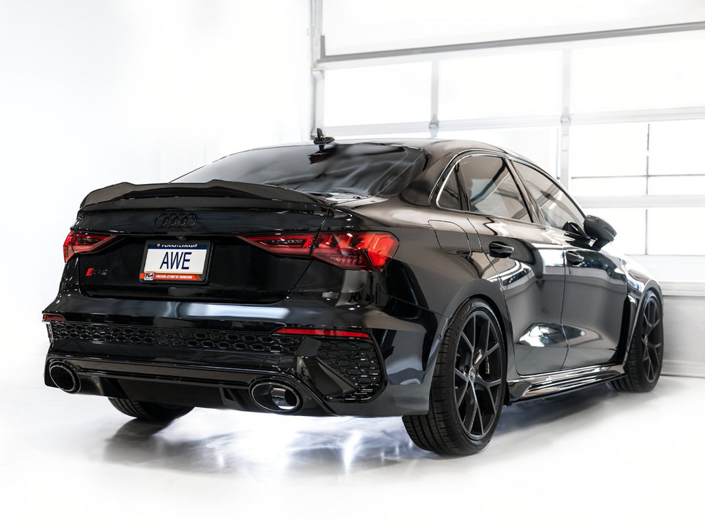 AWE Tuning Audi 22-23 8Y RS3 Cat-Back SwitchPath Exhaust (No Tips) (3025-31389)