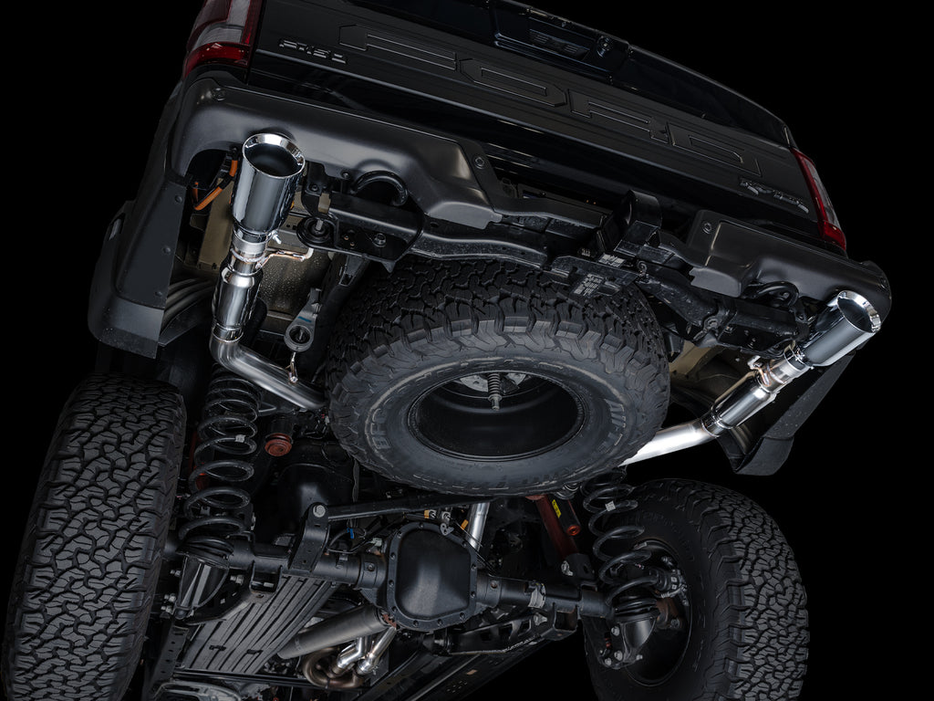 AWE Tuning Gen 3 Raptor SwitchPath Exhaust  - Chrome Silver Tips (3025-32356)