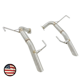 Nameless Performance Axleback Exhaust - 2020-2025 Outback XT/Wilderness - Muffler Delete (SUAB20OBXT-0MU)