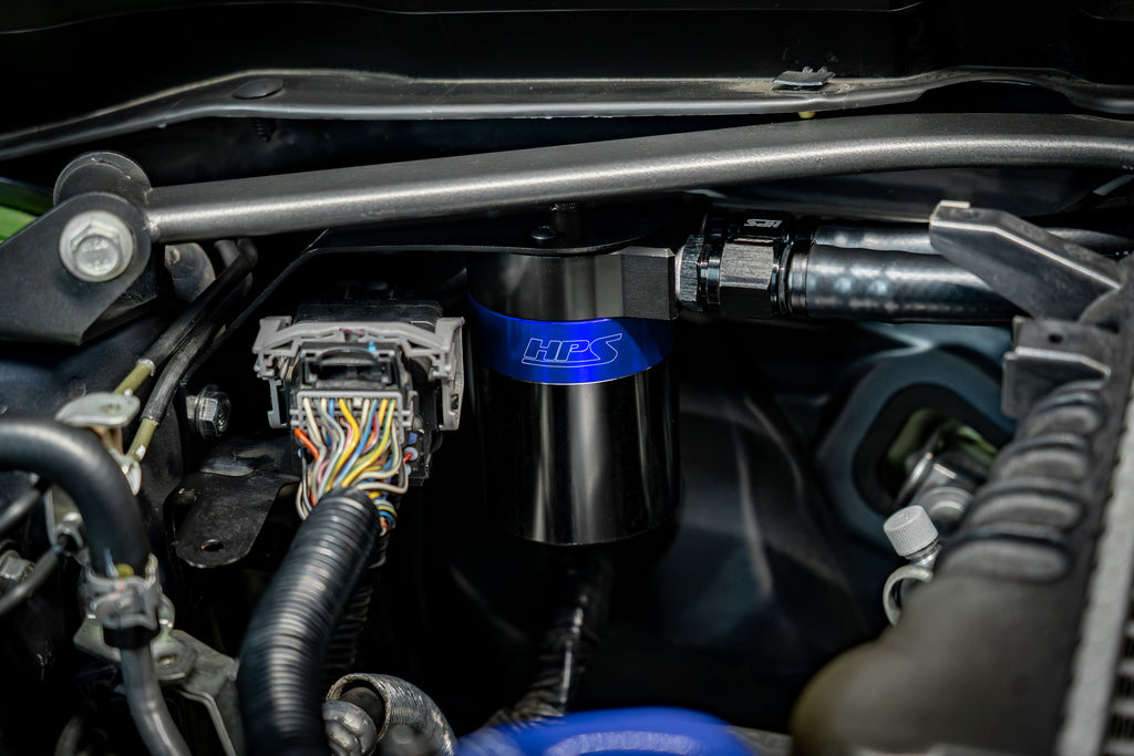 HPS Performance Oil Catch Can Kit Blue (860-004BL)