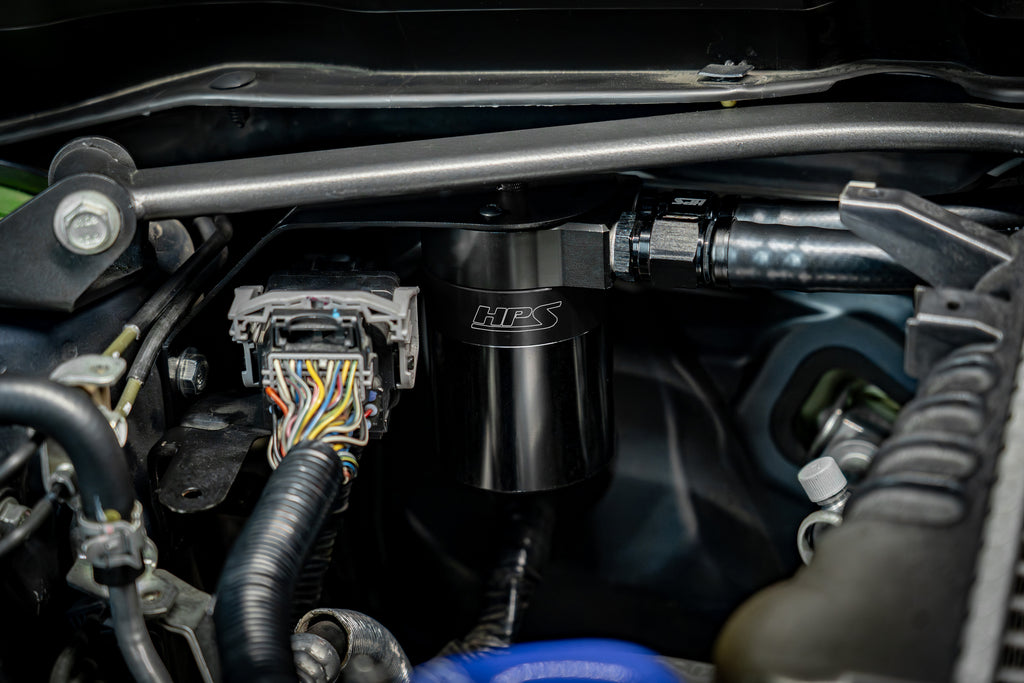 HPS Performance Oil Catch Can Kit Black (860-004WB)