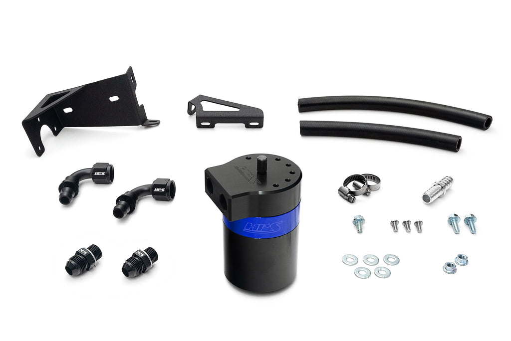 HPS Performance Oil Catch Can Kit Blue (860-005BL)