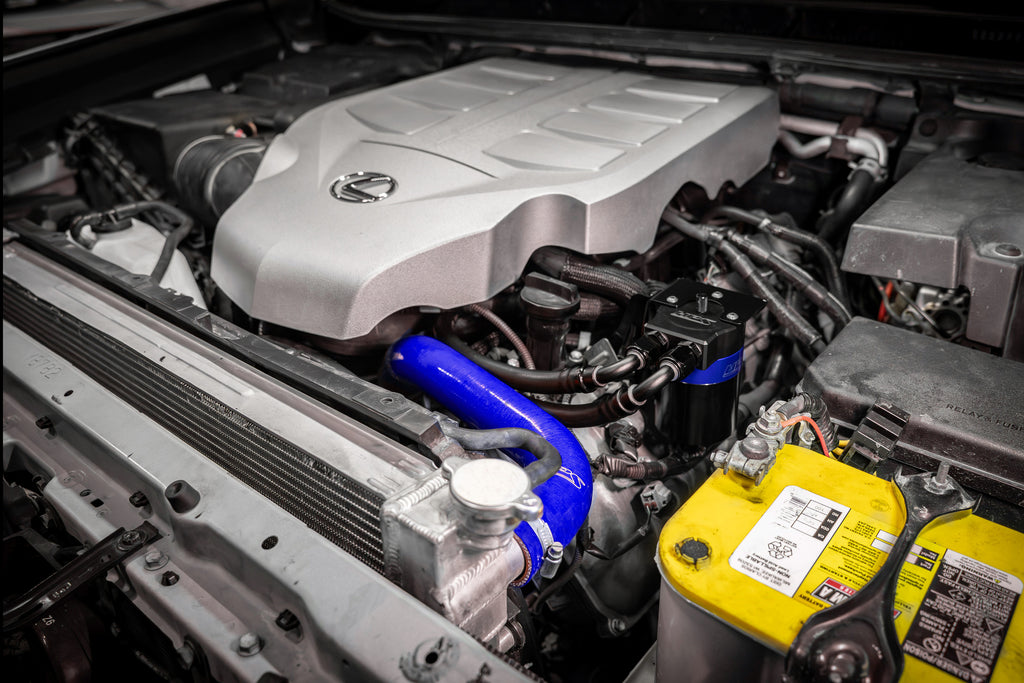 HPS Performance Oil Catch Can Kit Blue (860-005BL)