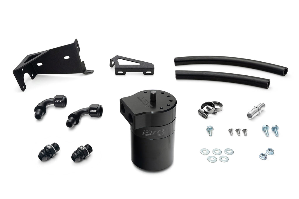 HPS Performance Oil Catch Can Kit Black (860-005WB)