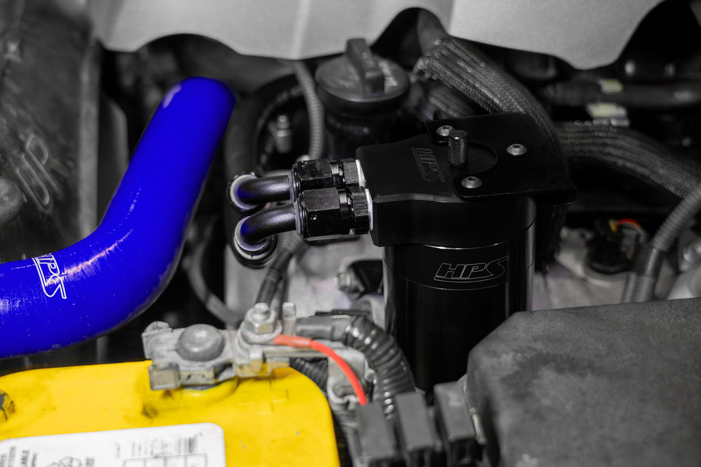 HPS Performance Oil Catch Can Kit Black (860-005WB)