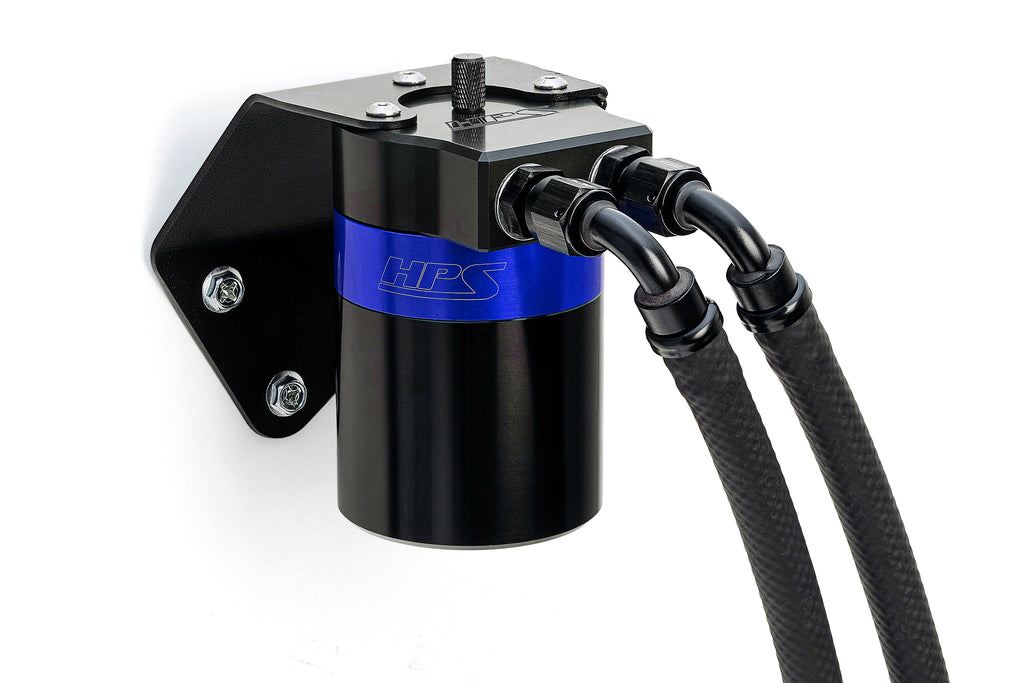 HPS Performance Oil Catch Can Kit Blue (860-006BL)