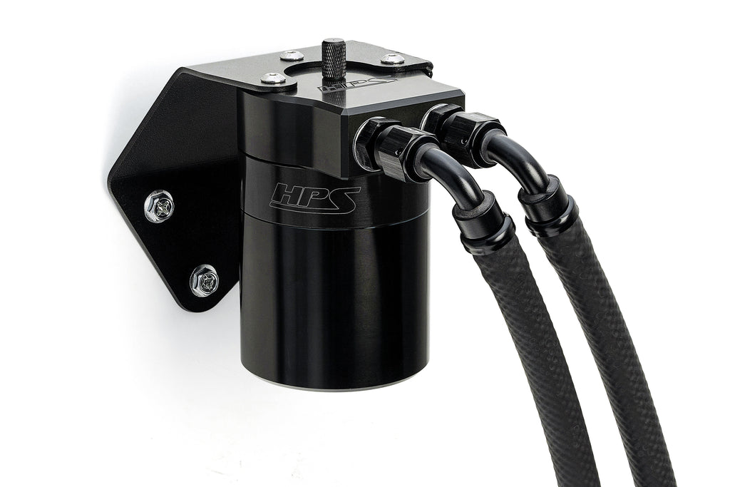 HPS Performance Oil Catch Can Kit Black (860-006WB)