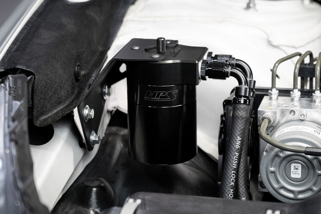 HPS Performance Oil Catch Can Kit Black (860-006WB)