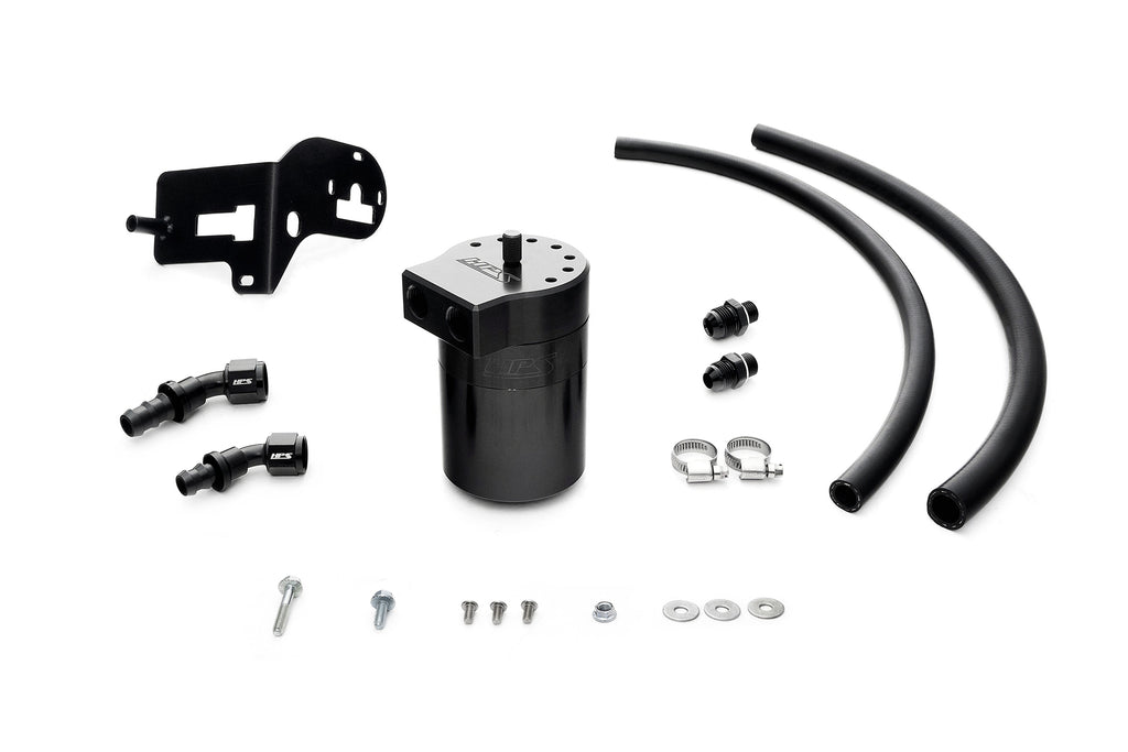 HPS Performance Oil Catch Can Kit Black (860-007WB)