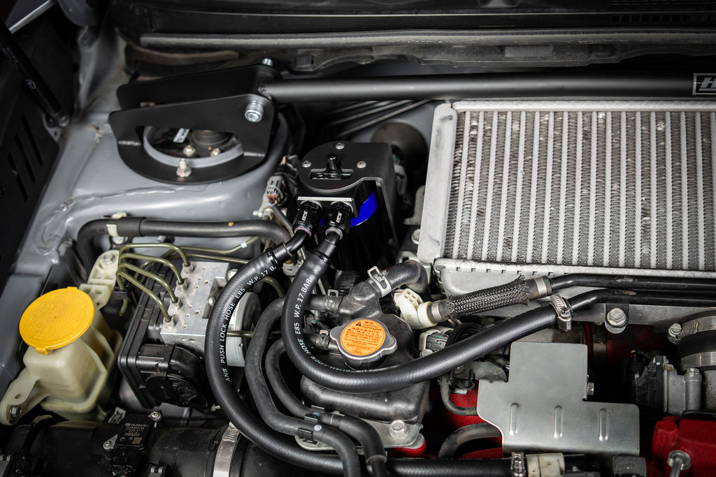 HPS Performance Oil Catch Can Kit Blue (860-008BL)