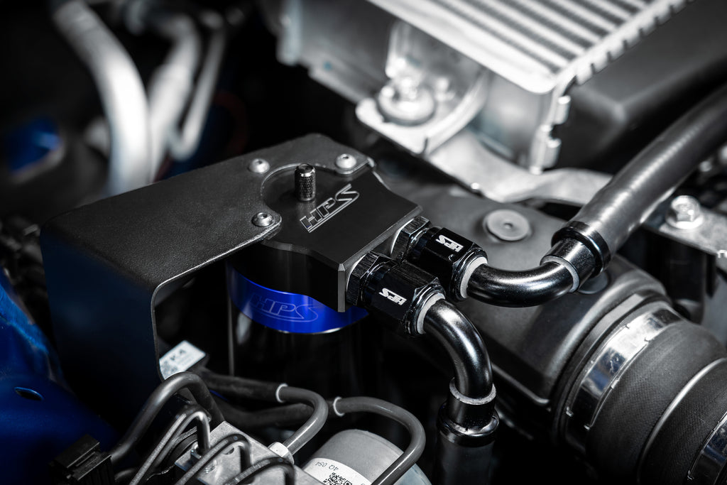 HPS Performance Oil Catch Can Kit Blue (860-009BL)