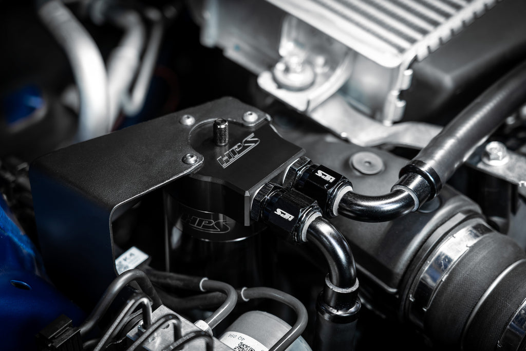 HPS Performance Oil Catch Can Kit Black (860-009WB)