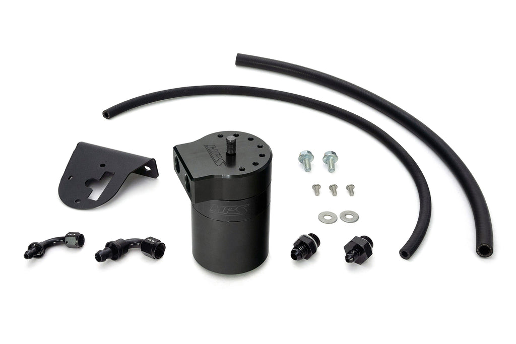 HPS Performance Oil Catch Can Kit Black (860-010WB)