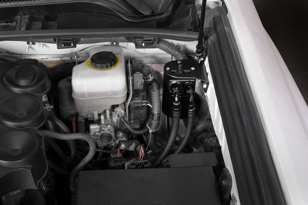 HPS Performance Oil Catch Can Kit Black (860-010WB)