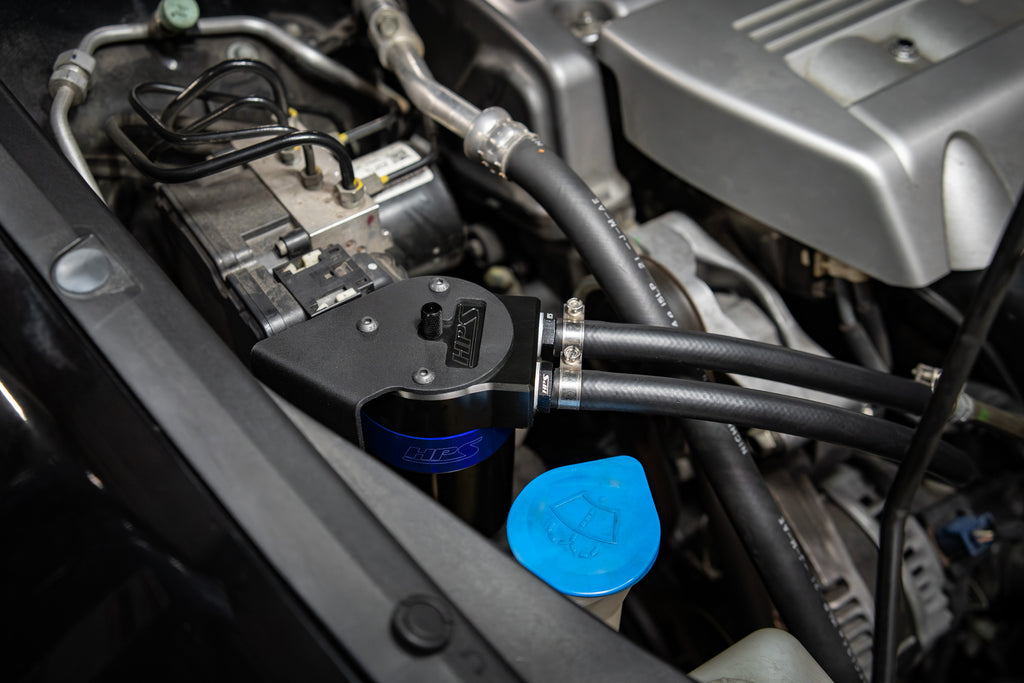 HPS Performance Oil Catch Can Kit Blue (860-013BL)