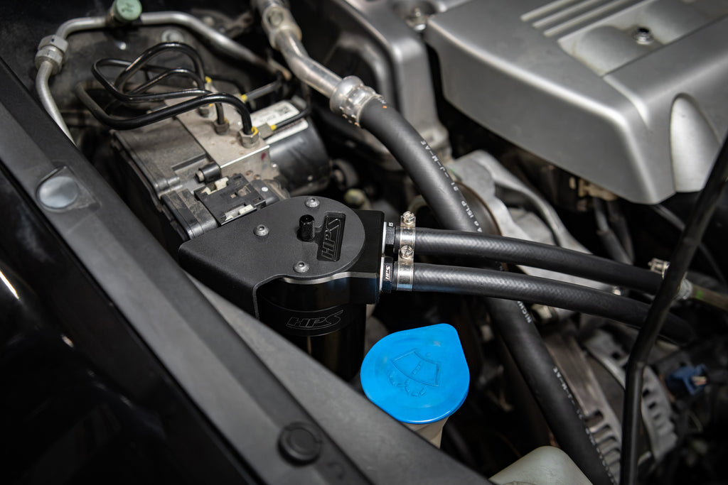 HPS Performance Oil Catch Can Kit Black (860-013WB)