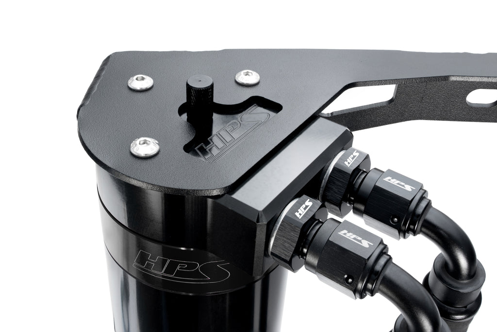 HPS Performance Oil Catch Can Kit Black (860-015WB)