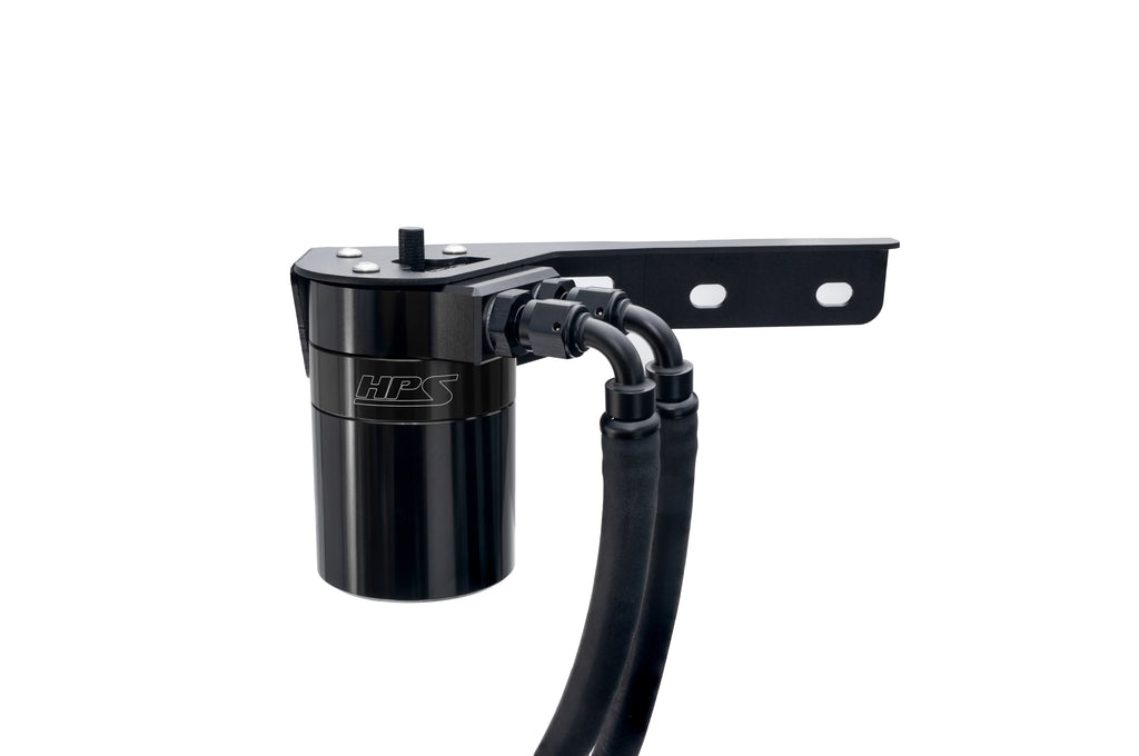 HPS Performance Oil Catch Can Kit Black (860-015WB)